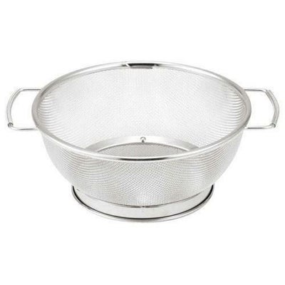 ザル 21cm B型手付 18-8 MI