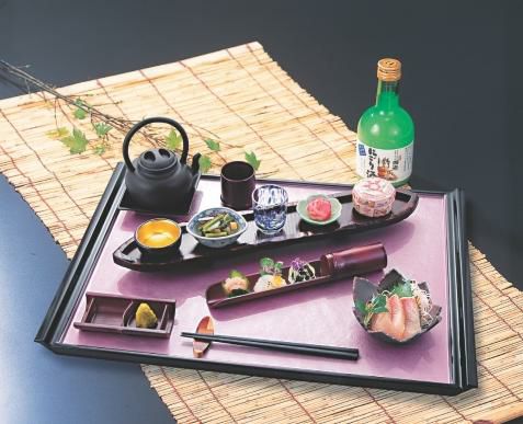 フライト盆ピンク雲流渕黒SL尺5 黒