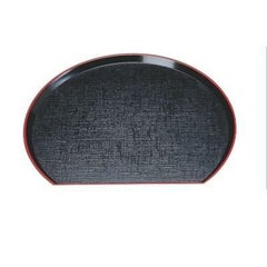 布目半月盆黒天朱尺2 黒天朱