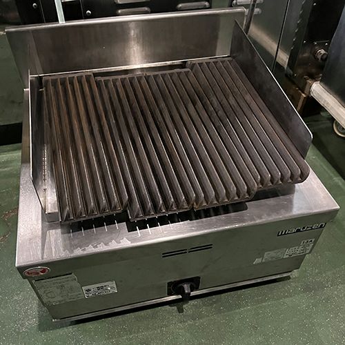 中古】大判焼機 2連(10個作成用) 栗崎鋳工所 幅665×奥行650×高さ210