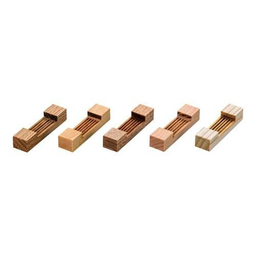 リンネ 木製箸置き 5pcs 4443R