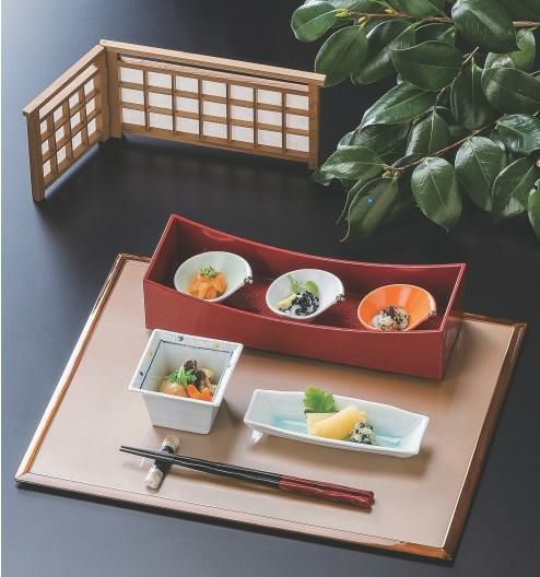 雲流両面長手盆銀透き渕べっ甲/黒尺2