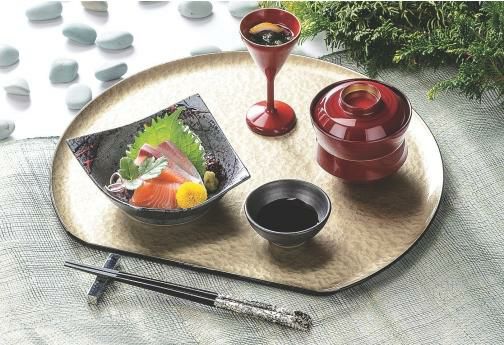 浪漫半月盆シャンパンゴールドアクアSL尺4