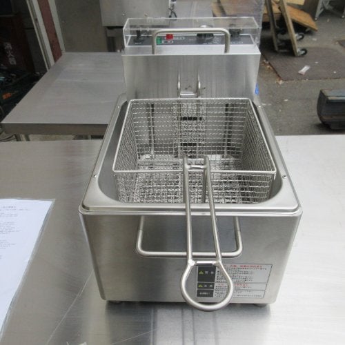 中古】卓上電気フライヤー テンポスオリジナル TBEF-7 幅270×奥行380