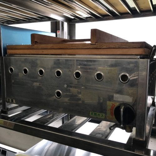 中古】おでん鍋 尺5 ワクイ 幅525×奥行380×高さ310 LPG(プロパンガス