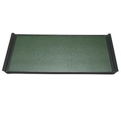 木目フライト盆グリーンパール渕黒SL尺2