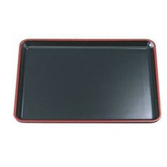 ぜんざい盆黒天朱9寸 黒天朱