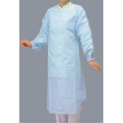 エンボス エプロン 袖付き(50枚入)ポリエチレン