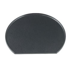 隅丸半月盆黒乾漆クリヤータタキ尺2 黒