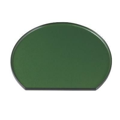 隅丸半月盆グリーン乾漆クリヤータタキ尺2