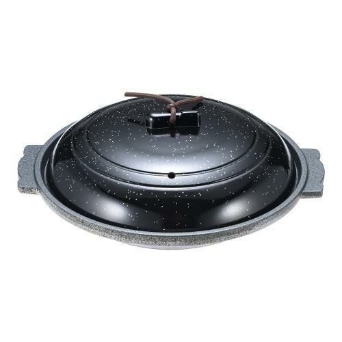 アルミ 丸陶板鍋 銀ちらし 16cm M11-728