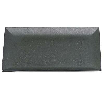 吹上盆グレーメタ普賢塗SL8.5寸 グレー