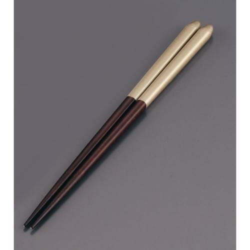 木製 ブライダル箸(5膳入) オーク/ゴールド