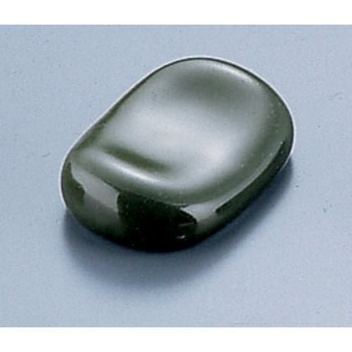 緑小判形 箸置 Y-307