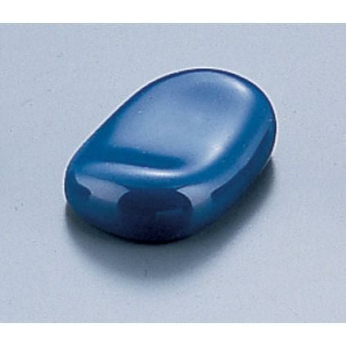 ルリ小判形 箸置 Y-308