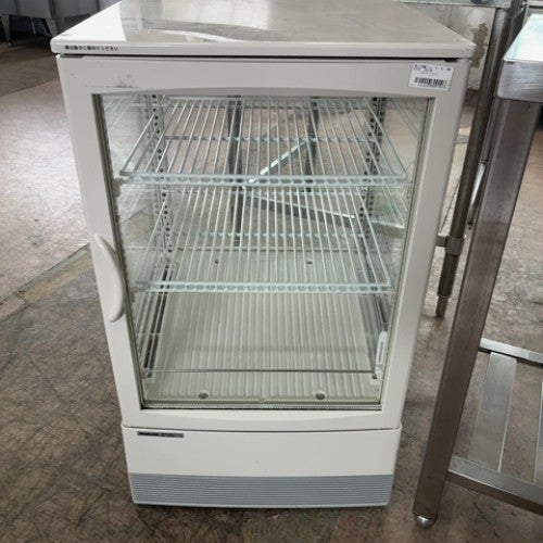 中古】四面ガラス卓上冷蔵ショーケース サンデン・リテールシステム AG