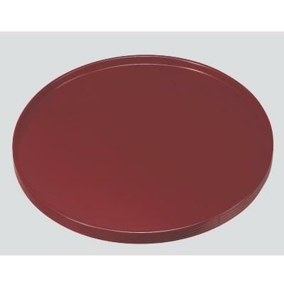 木製丸盆吟朱塗尺0