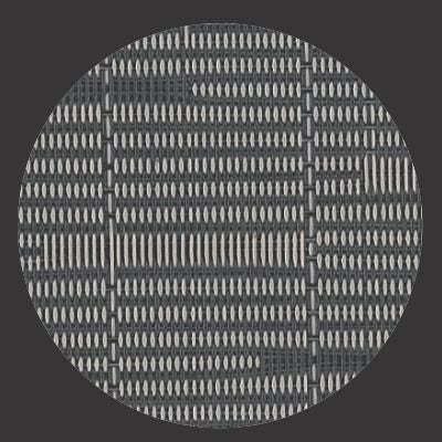 丸コースターダークグレーストライプ 5枚入