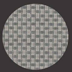 丸コースター銀格子 銀 5枚入