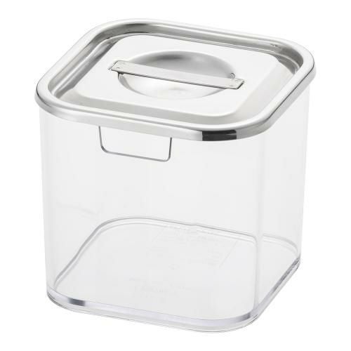 UK 薬味入れ 角キッチンポット蓋仕様 8cm