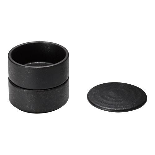 丸型 二段重 黒 Y-023