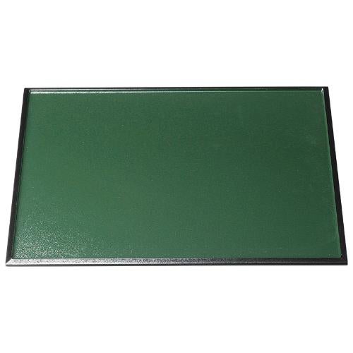 和美両面盆 グリーン石目渕黒/黒乾漆 A 36×28×H0.8(cm)/業務用/新品