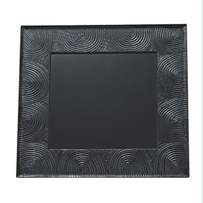 懐石炉縁盆絞り漆刻黒渦尺1