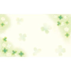 ショーカード 名刺サイズ 白つめ草/30枚×5冊入