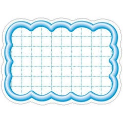 抜型カード 立体枠 雲 小 ブルー/50枚×5冊入