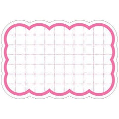 抜型カード 雲 中 ピンク/50枚×5冊入