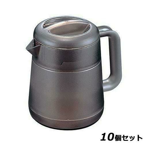 【10セット】BK ポリカーボネイト リトルピッチャー スモークブラウン 1.3L