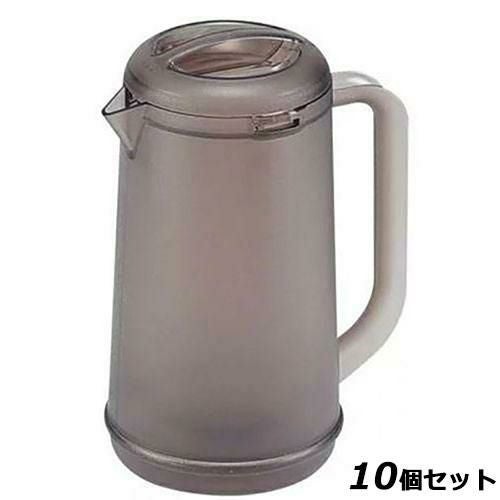 【10セット】BK ノンウェットピッチャー ブラウン 1.2L 二重構造