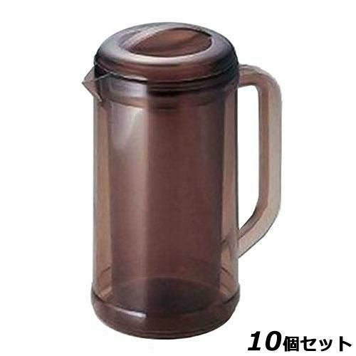 【飲食店定番】【10セット】BK ノンウェットピッチャー ブラウン 1.7L 二重構造