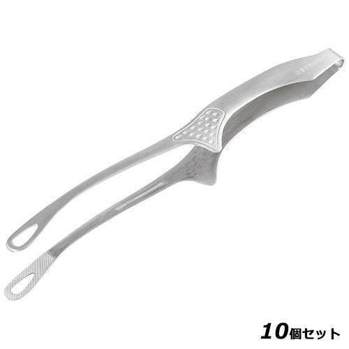 【10セット】仙武堂 焼肉トング 足付 大 全長262
