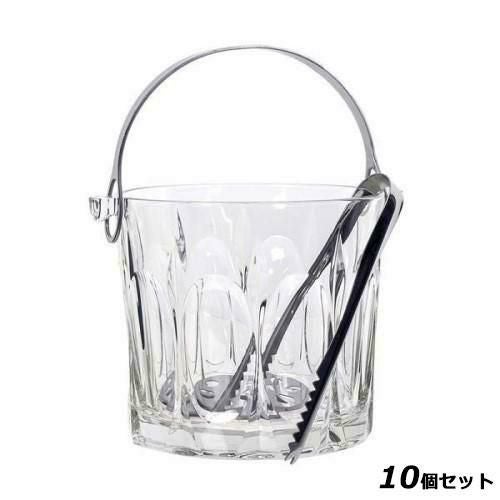 【10セット】ガラス アイスペール トリニティ M-6813