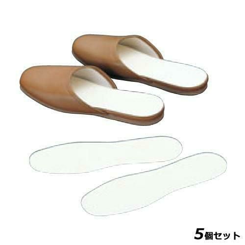 【5セット】スリッパ 中敷シート クリーンシート 和紙君(個別包装無)100組入 ZA-01A