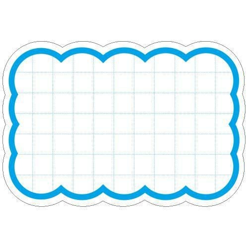 抜型カード 雲 特大 ブルー/30枚×5冊入