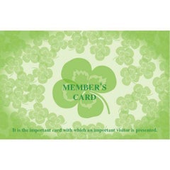 メンバーズカード クローバー 二つ折/50枚×5冊入