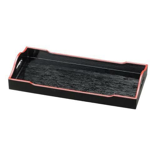 カスター盆 黒天朱 1-105-1 ミニ