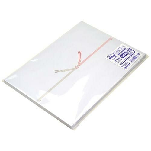 のし紙 B5判 五本結切 のし無し 京/100枚×5冊入