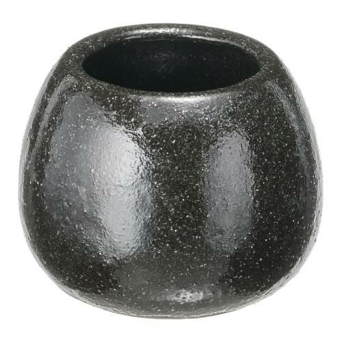 瀬戸黒(玉形)楊枝入 ミニ Y-006