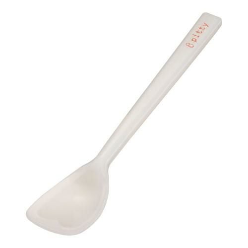 ピティスプーン シリコン一体タイプ へら型 大 ホワイト