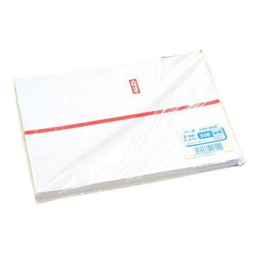 のし紙 B6判 赤棒 京/100枚×10冊入