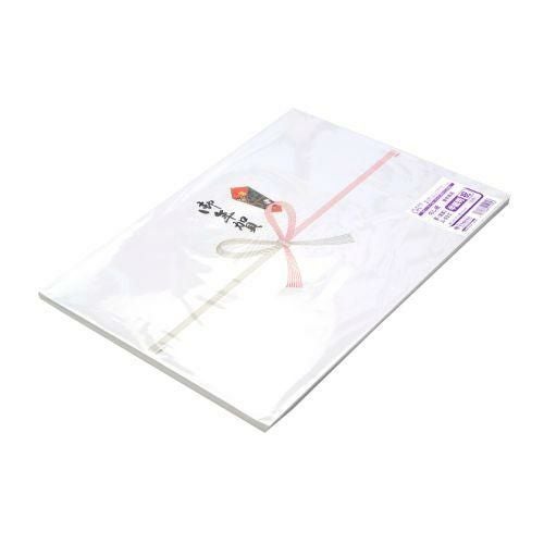 のし紙 半紙判 祝 御年賀 京/100枚×5冊入