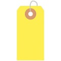 カラー荷札 豆 黄 一穴 2000P/2000枚×1箱
