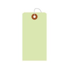 カラー荷札 中 黄緑 一穴 2000P/2000枚×1箱