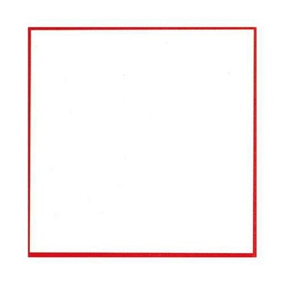 敷紙 4号 赤枠 厚口/100枚×5冊入