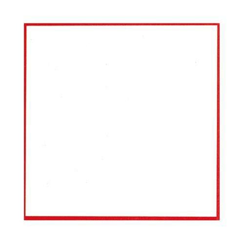 敷紙 5号 赤枠 厚口/100枚×5冊入