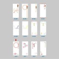 札紙 輪のし 無字 幅広/100枚×5冊入