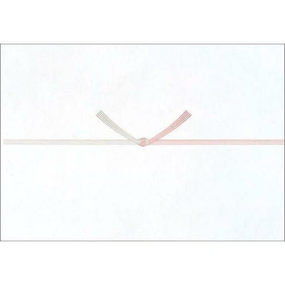 のし紙 本中判 五本結切 のし無し 山/100枚×5冊入
